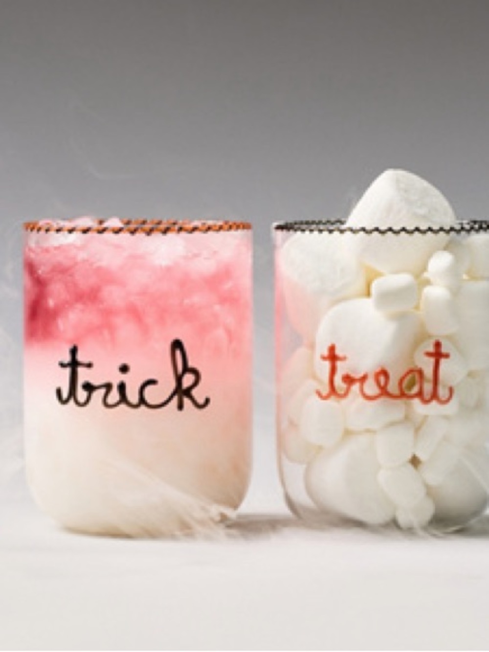 Anthropologie Love Notes Halloween Trick & Treat Juice Glasses, Set of 2 New